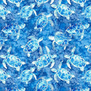 QT Fabrics Ocean Blues Sea Turtles Blue 30862-B