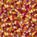 QT Fabrics Sunlit Birds Mosaic Amber JQ Licensing 30795-S - sewjersey.com