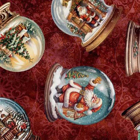 QT Wonderful Christmastime Snow Globe Toss Brick - 2600-30337-M - Sewjersey.com