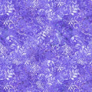 Qt Fabrics Aurora Textured Leaf Scroll Lilac - 30594 -L - sewjersey.com