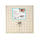 A packaged 10.5" x 10.5" Quilter's Select Ruler on a White Background. 