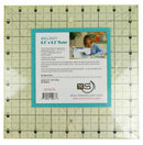 A packaged Quilter's Select 8.5" x 8.5" non-slip ruler on a white background. 