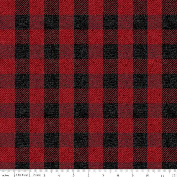 Riley Blake Designs All About Plaids Red C635 RED