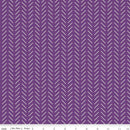 Riley Blake Designs Fleur by Sedef Imer - Bias Lines - C9876 DARK PURPLE Clearance Fabric