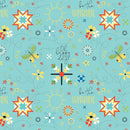 Riley Blake Oh Happy Day! Aqua C10310-AQUA Clearance Fabric