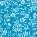 Robert Kaufman Wildflowers - Teal - FLH-20921-213 TEAL - sewjersey.com