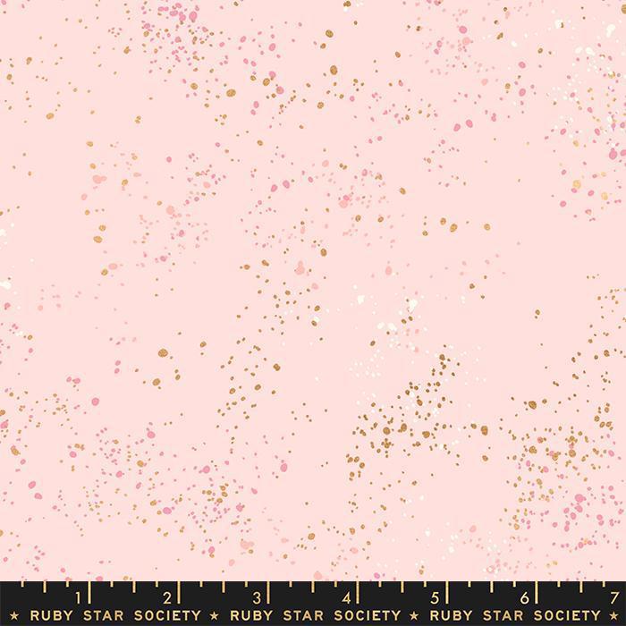 Ruby Star Society Speckled Metallic Pale Pink RS5027 91M - sewjersey.com