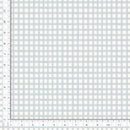 Grid pattern with a ruler on the side on a light blue background