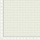 Grid pattern fabric swatch with a ruler on the side