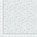 Floral patterned fabric with a ruler on the side