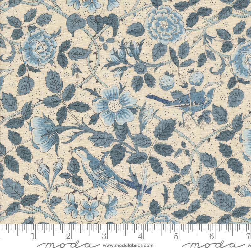 Sacre Bleu Pearl French Blue 13972 12 Moda - sewjersey.com