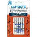 Schmetz Jersey/Ball Point Chrome 80/12 Needles 5 Pack