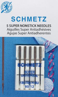 Schmetz Super Nonstick Needles 80/12 (5-pack)