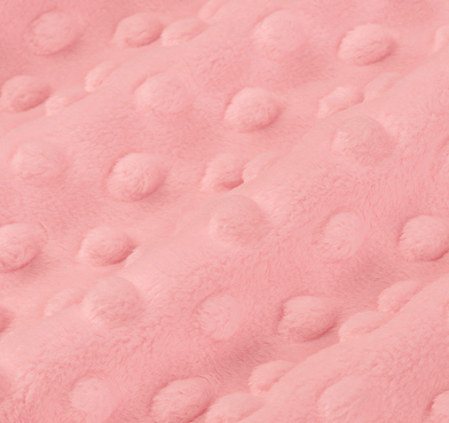 Shannon Fabrics Cuddle Dimple Blush CD Blush folded - sewjersey.com