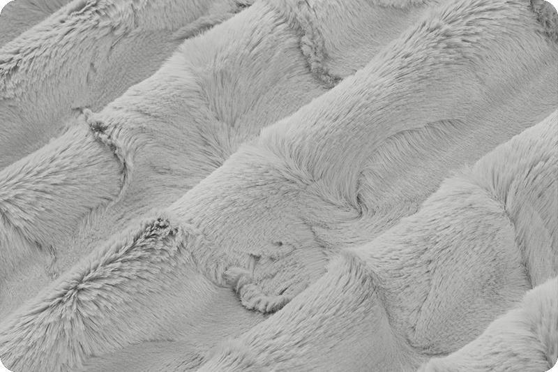 Shannon Fabrics Luxe Cuddle Hide Silver 58/60" LCHIDESILVER 2