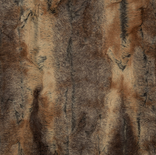 Shannon Fabrics Luxe Cuddle Red Fox Amber/Taupe LCREDFOX AMBER/TAUPE - sewjersey.com