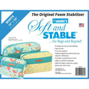 Annie's Soft and Stable foam stabilizer packaging with floral pouches on a white background