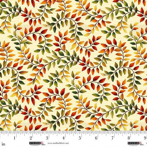 Studio e Autumn Fields by Art Loft Vine Leaves Cream 8371 44