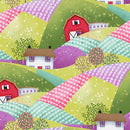 Studio e Country Fair Country Hills Green/Multi 8205-68- sewjersey.com