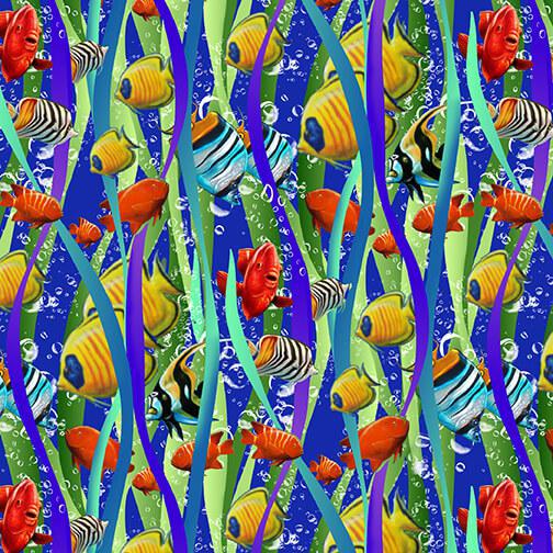 Studio e Reef Life by Lorenzo Tempesta - Fish and Seaweed - 5749 77 - sewjersey.com