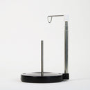 Extendable Thread stand with a black base photographed on a white background. 