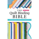 The front cover of the book The Quilt Binding Bible by Marci Baker. It features assorted finished quilts on a white background.
