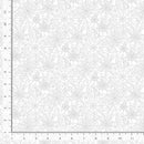 Pattern of spider webs on a white background with a ruler on the side.