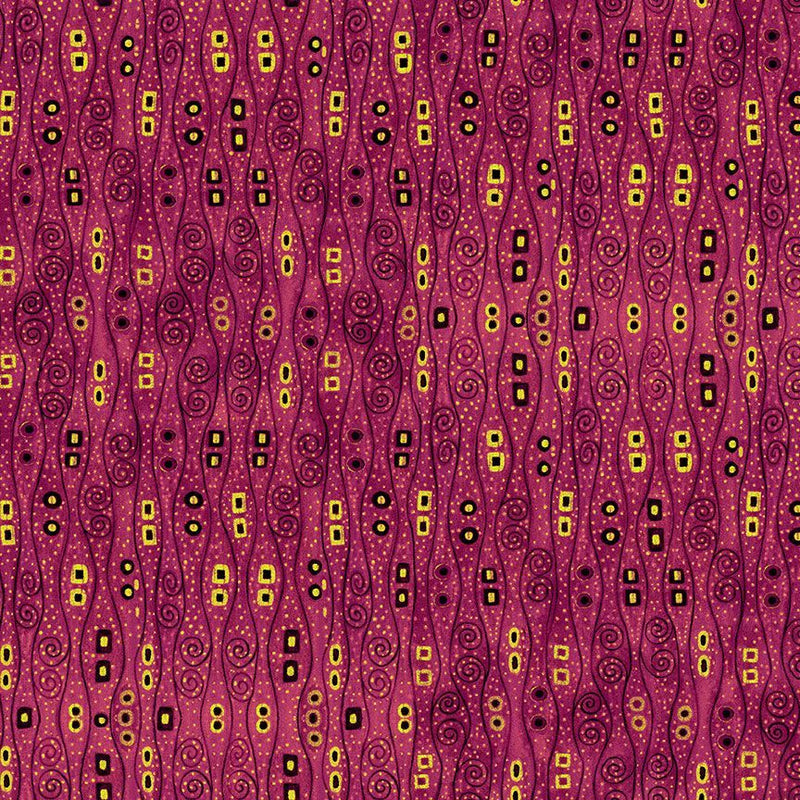 Timeless Treasures Gilded Plume Abstract Bejeweled Stripes Burgundy CLEO-CM1886  BURGUNDY swatch - sewjersey.com