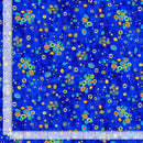 Timeless Treasures Gilded Plume by Chong-a Hwang Floating Circle Met Royal PLUME-CM3435  ROYAL ruler - sewjersey.com