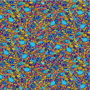 Timeless Treasures Gilded Plume by Chong-a Hwang Metallic Geo Floral FLORA-CM2607 NAVY 