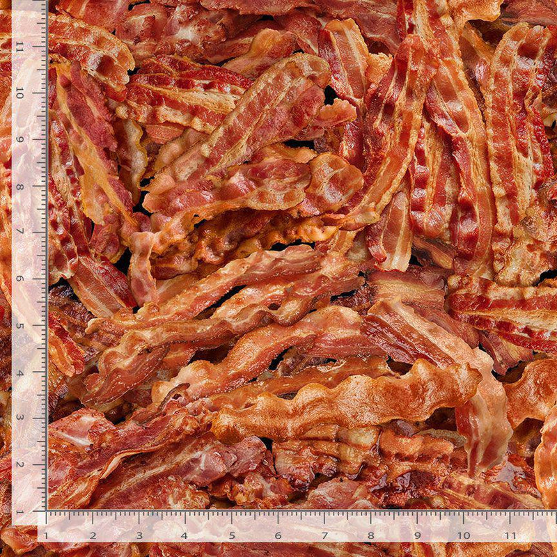 Timeless Treasures Got the Munchies Packed Fried Bacon Multi FOOD-CD3349 BACON