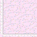 Timeless Treasures Homestead Holiday Christmas Lights Pink CHARISMA-CD3652  PINK