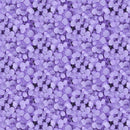 Pattern of light purple leaves on a dark purple background