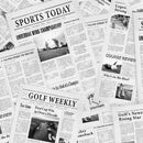 Timeless Treasures Par for the Course Golf Newspaper SPORT-CD3853 NEWS