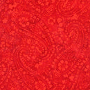 Timeless Treasures Pasisley TONGA-B2329  Crimson 100% Cotton Batik Fabric 44/45" wide - Sewjersey.com