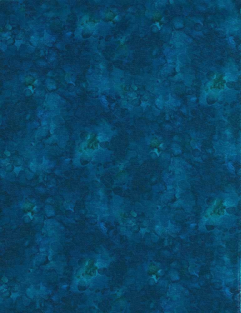 Timeless Treasures Solid-ish Watercolor Texture Azure KIM-C6100 AZURE