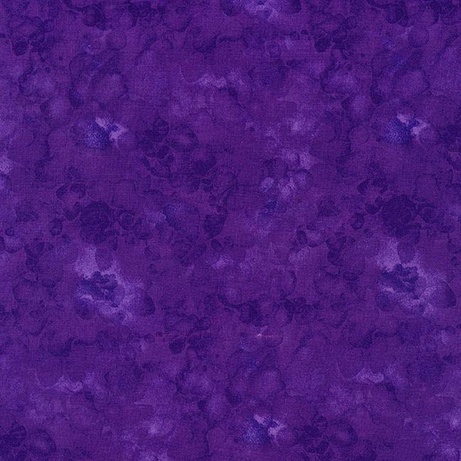 Timeless Treasures Solid-ish Watercolor Texture Purple KIM-C6100 PURPLE