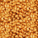 Fabric featuring packed tater tots