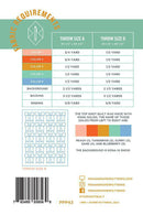 Top Knot PPP 43 Pen and Paper Pattern Back Cover with Fabric Requirements