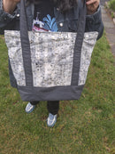 A Sample of the Completed Tote Bag, with the front of the bag facing the viewer