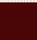 Red fabric with a geometric pattern on a plain background