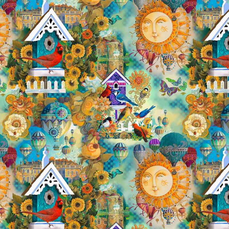 Wonderland by Day Fabric clearance