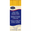 Wrights Extra Wide Double Fold Bias Tape Yellow 3 Yards