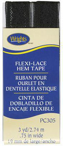 Wrights Flexi-Lace Hem Tape 0.75" wide 3 Yards 117 305 031