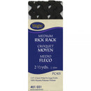 Wrights Medium Rick Rack Black 2.5 yards 117 401 031
