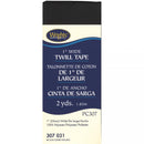 Wrights Twill Tape Black 1" 2 Yards 117 307 031