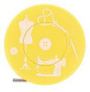 Yellow Retractable Measuring Tape