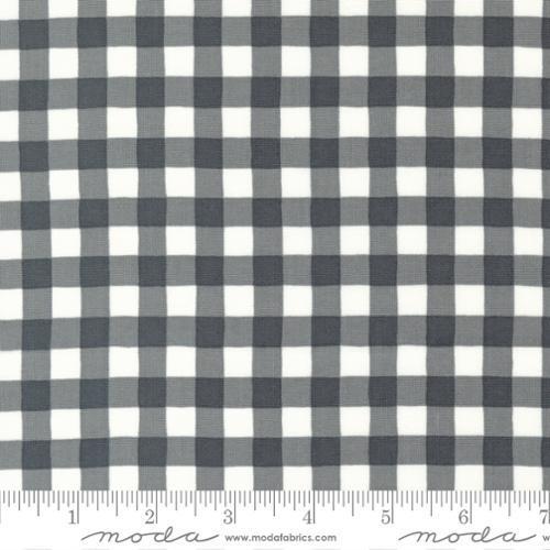 Garden Gingham Checks and Plaids  Honey Lavender Charcoal 56086 17 Moda