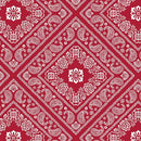 Benartex Bandana Medley- 6127-19- Crimson - Sewjersey.com
