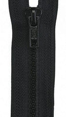Coats and Clark Sport Separating 16" Black Zipper F43 16 2 - Sewjersey.com